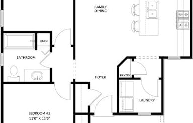 Floor Plan -  The Todd C By Holland Homes LLC. All
