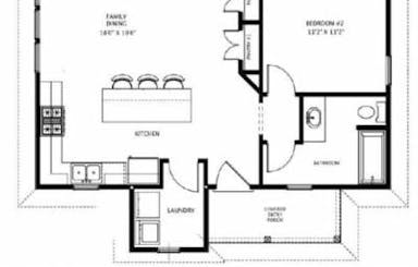 Floor Plan - The Telford  By Holland Homes LLC -