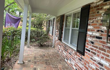 Brick Laid Front Porch